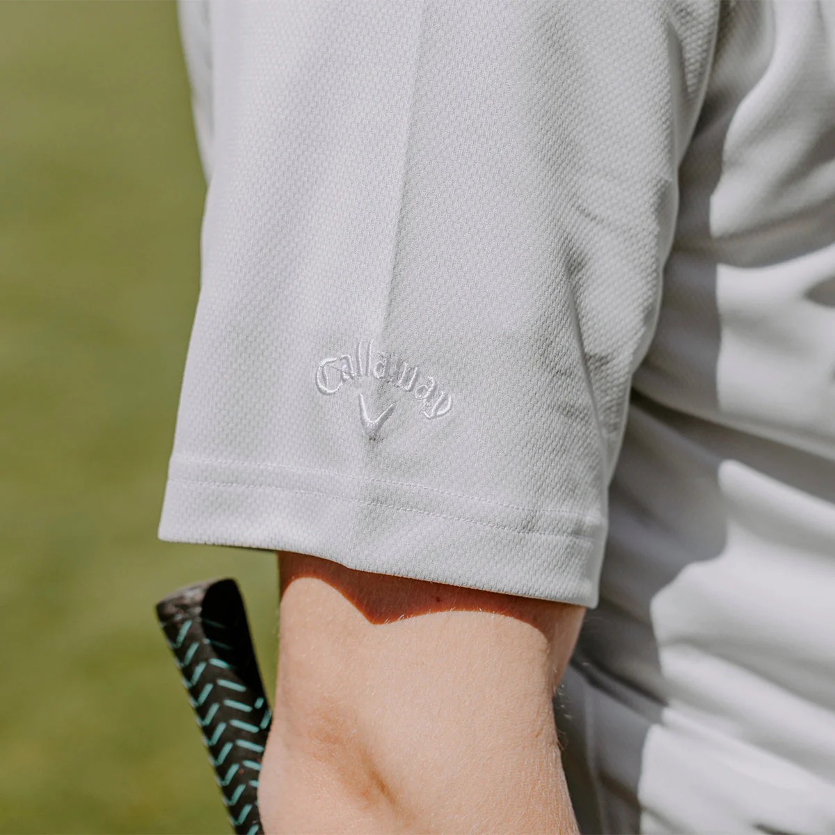 PIKE White Callaway Crest Polo - Image 3