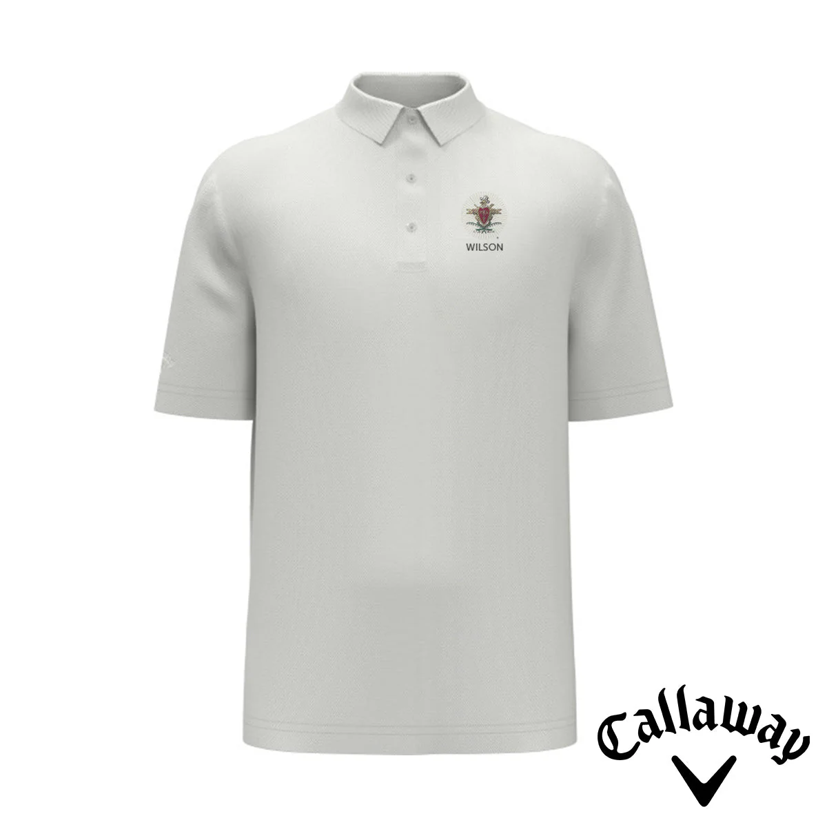 PIKE White Callaway Crest Polo - Image 6