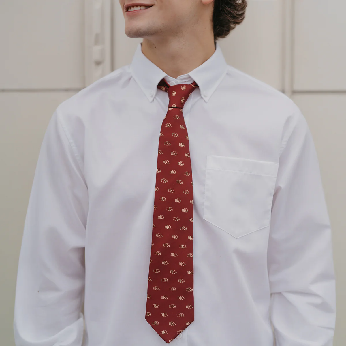 Pike Greek Letter Silk Tie - Image 4